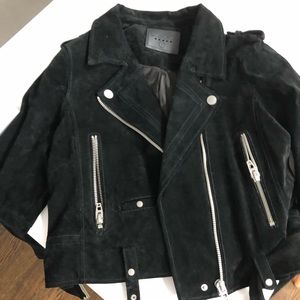 BLANK NYC Suede Moto Jacket Never Worn